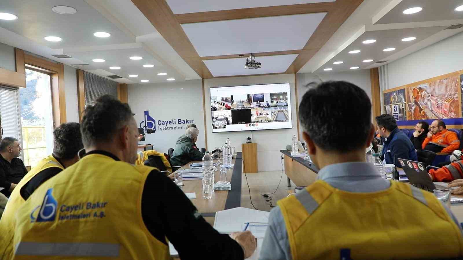 Çayeli Bakır’da 3. seviye acil durum tatbikatı gerçekleştirildi
