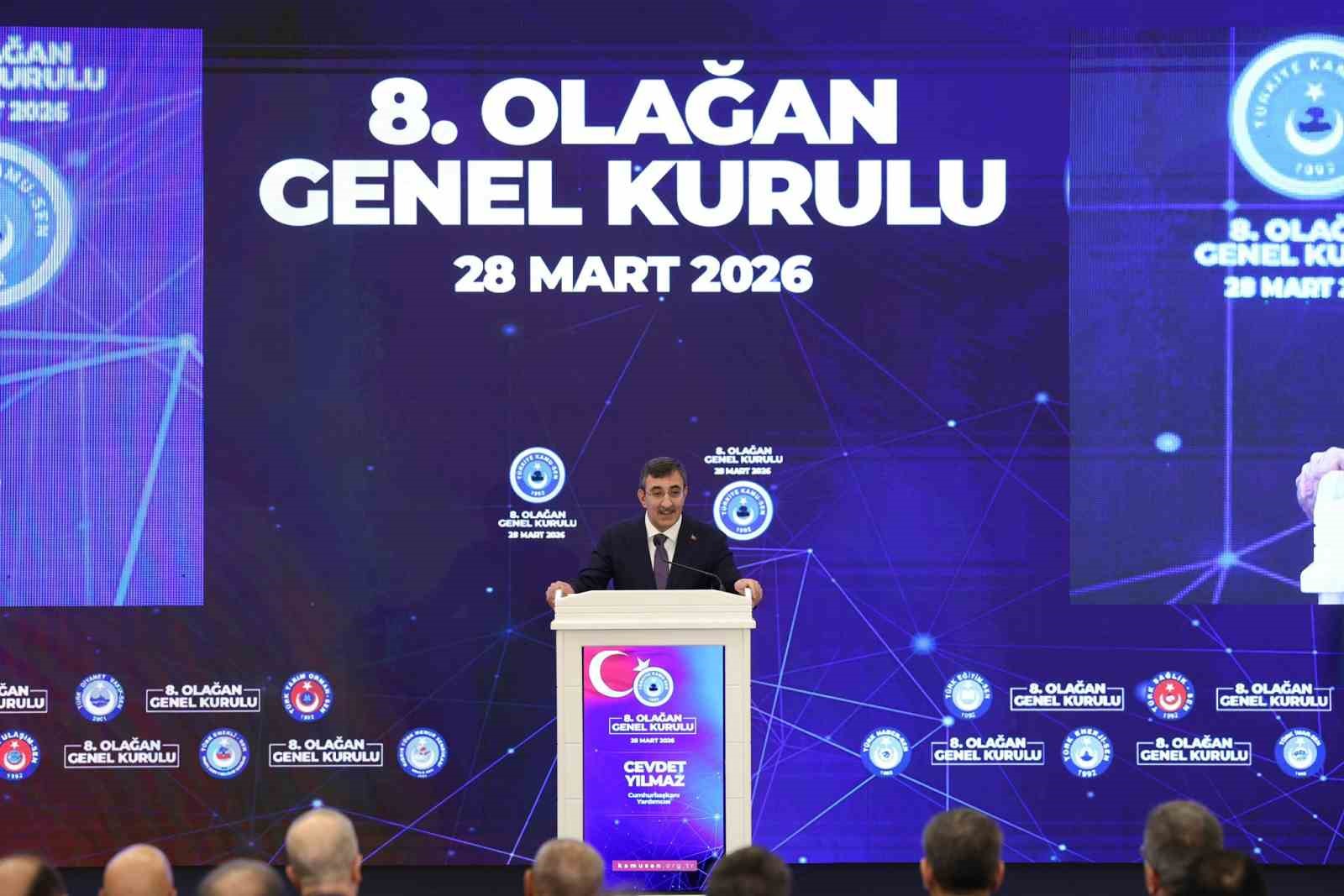Cumhurbaşkanı Yardımcısı Yılmaz: "Kamu personel sistemimizi modernize etmemizde büyük fayda görüyoruz"
