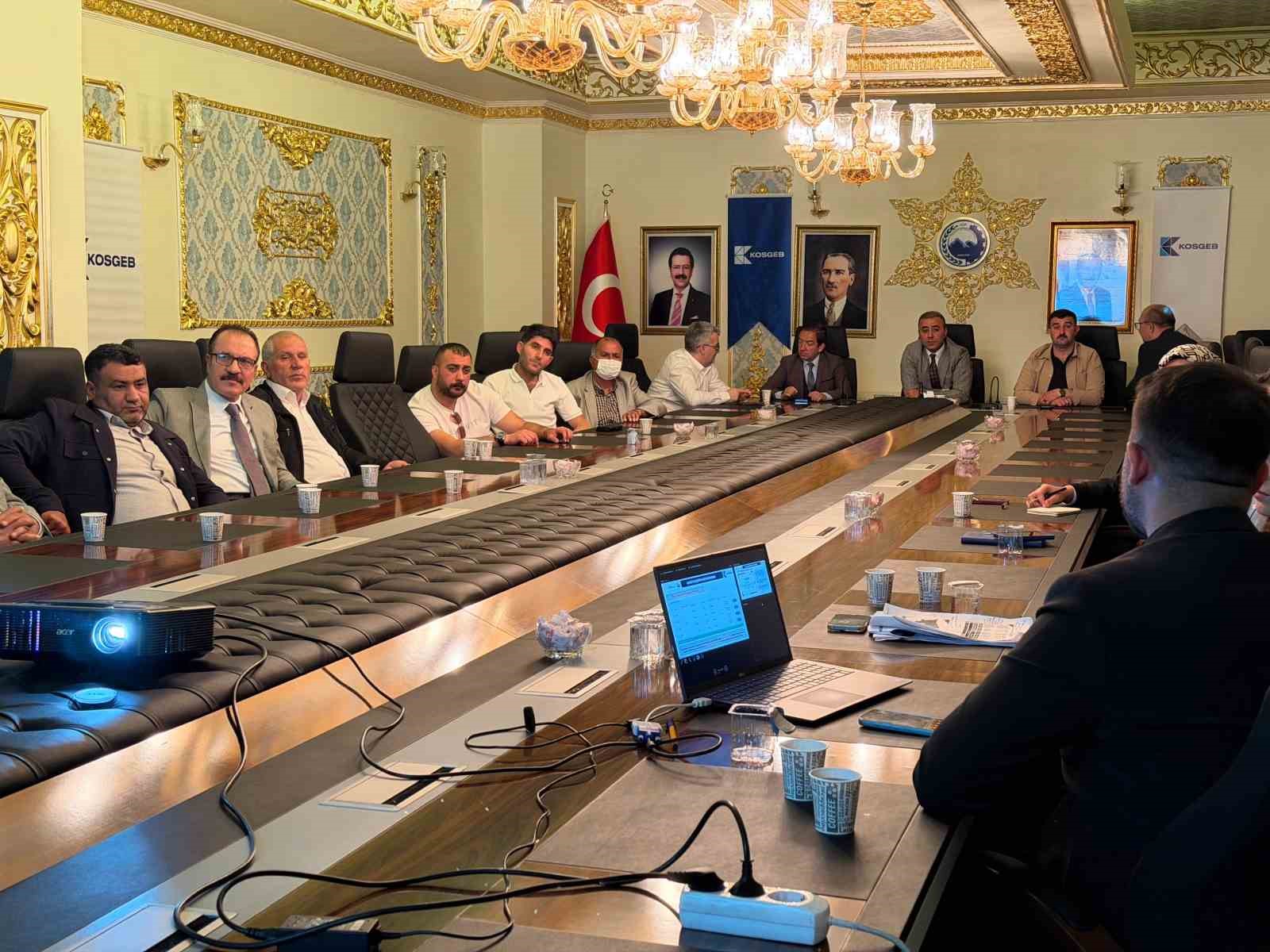 KOSGEB destek programları Ağrı’da tanıtıldı

