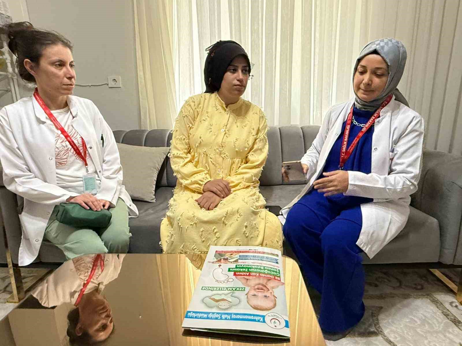 Kahramanmaraş’ta anne adaylarına koordinatör ebe desteği
