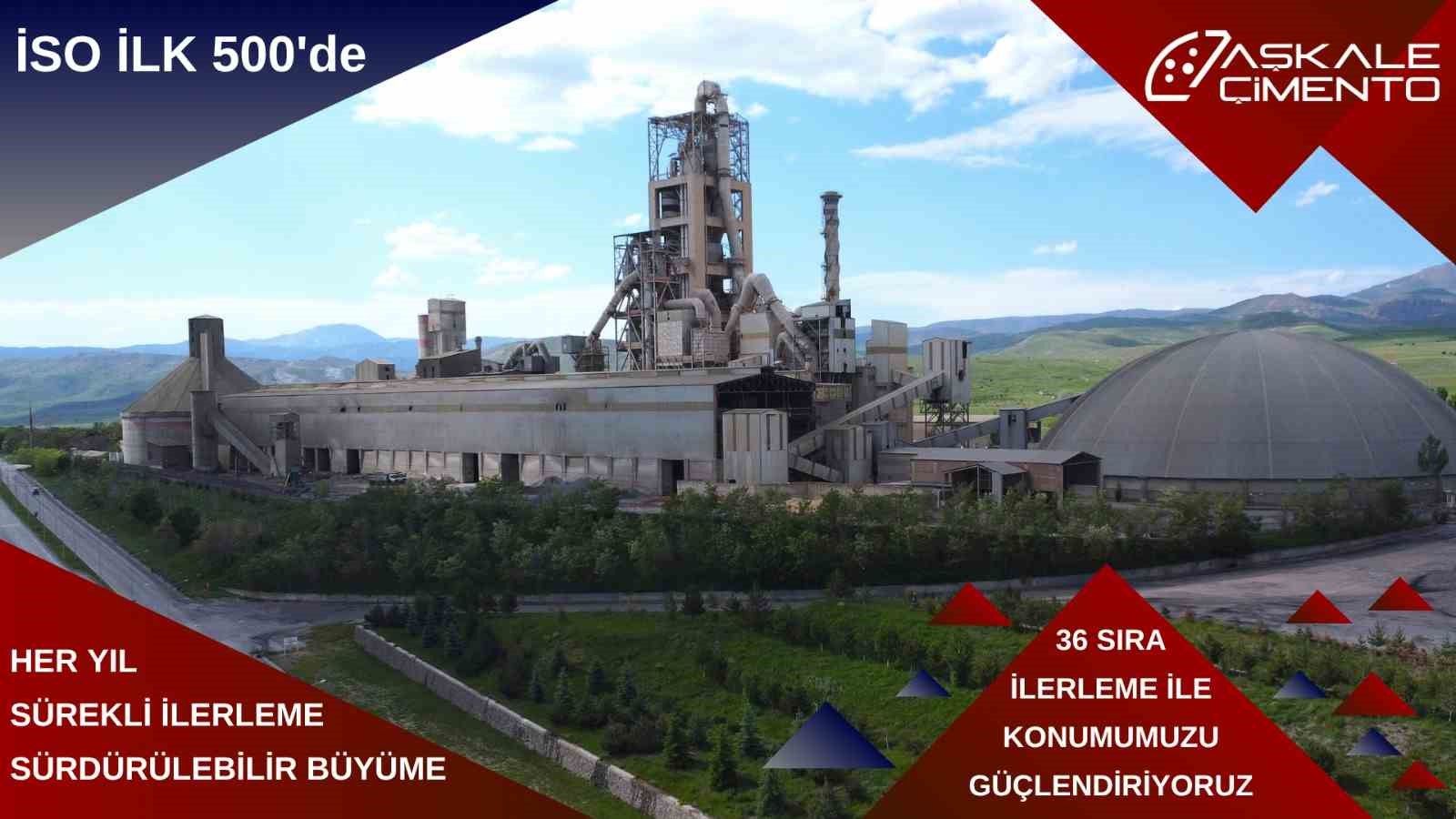Aşkale Çimento rekor tazeledi: İSO 500’de 36 basamak yukarı çıktı
