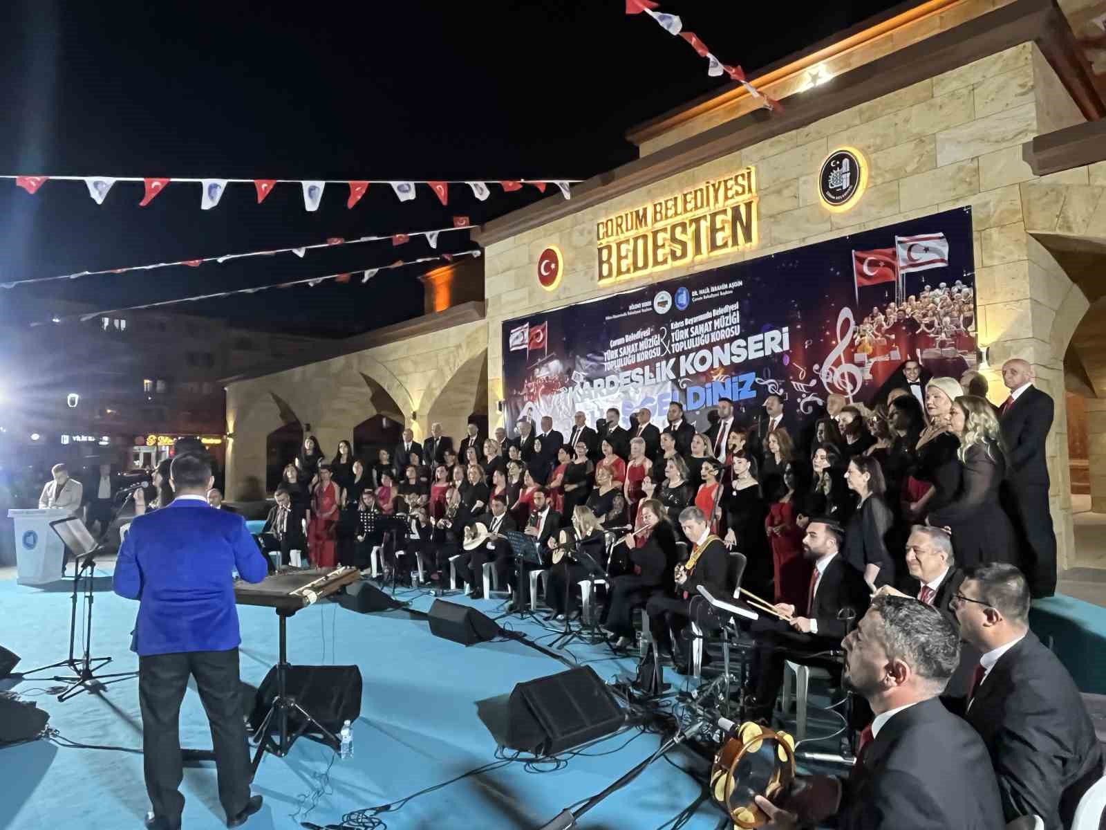 Kardeşliğin ezgileri Çorum’da yankılandı
