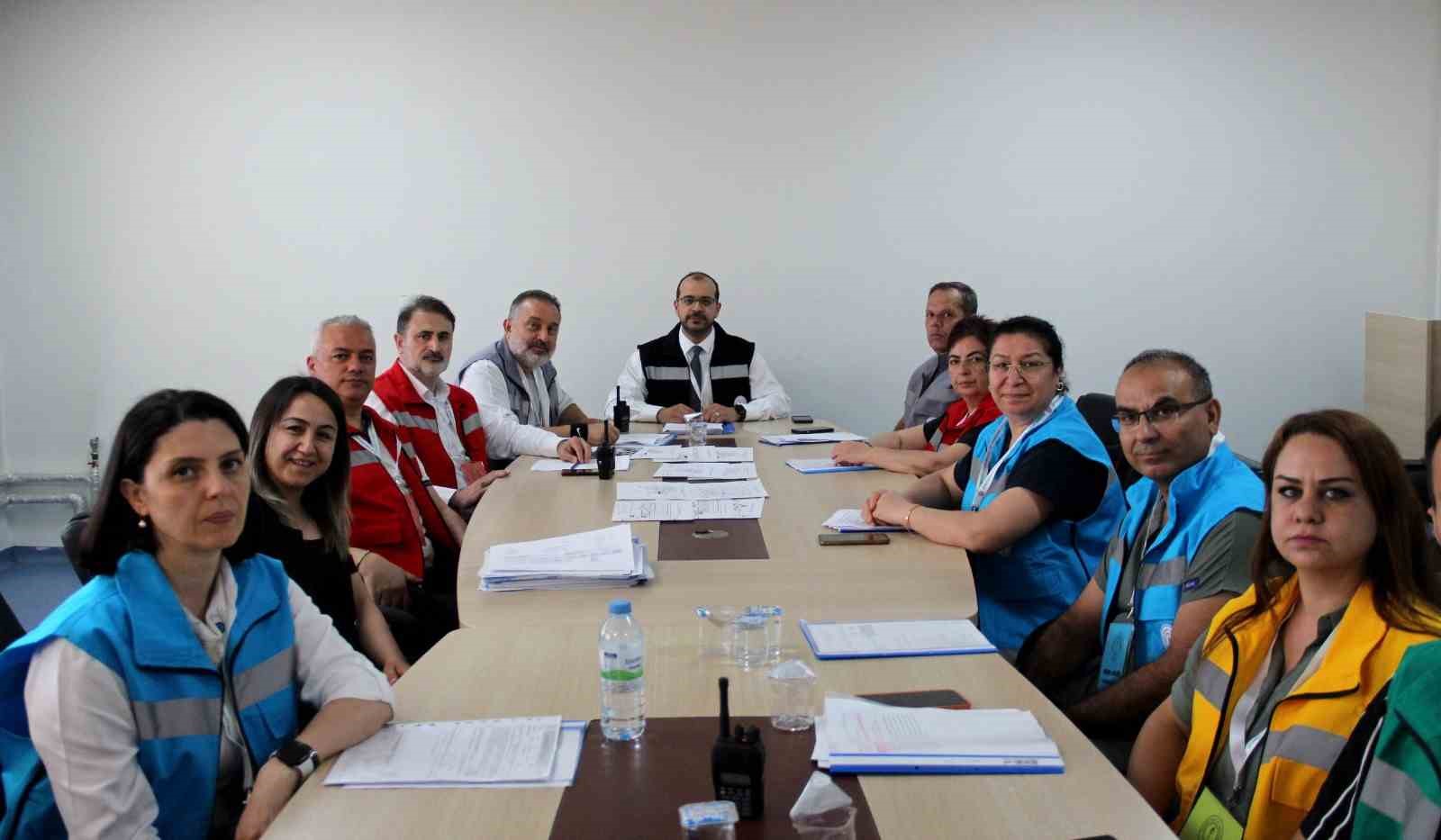 Kayseri Devlet Hastanesi’nde eş zamanlı tatbikat
