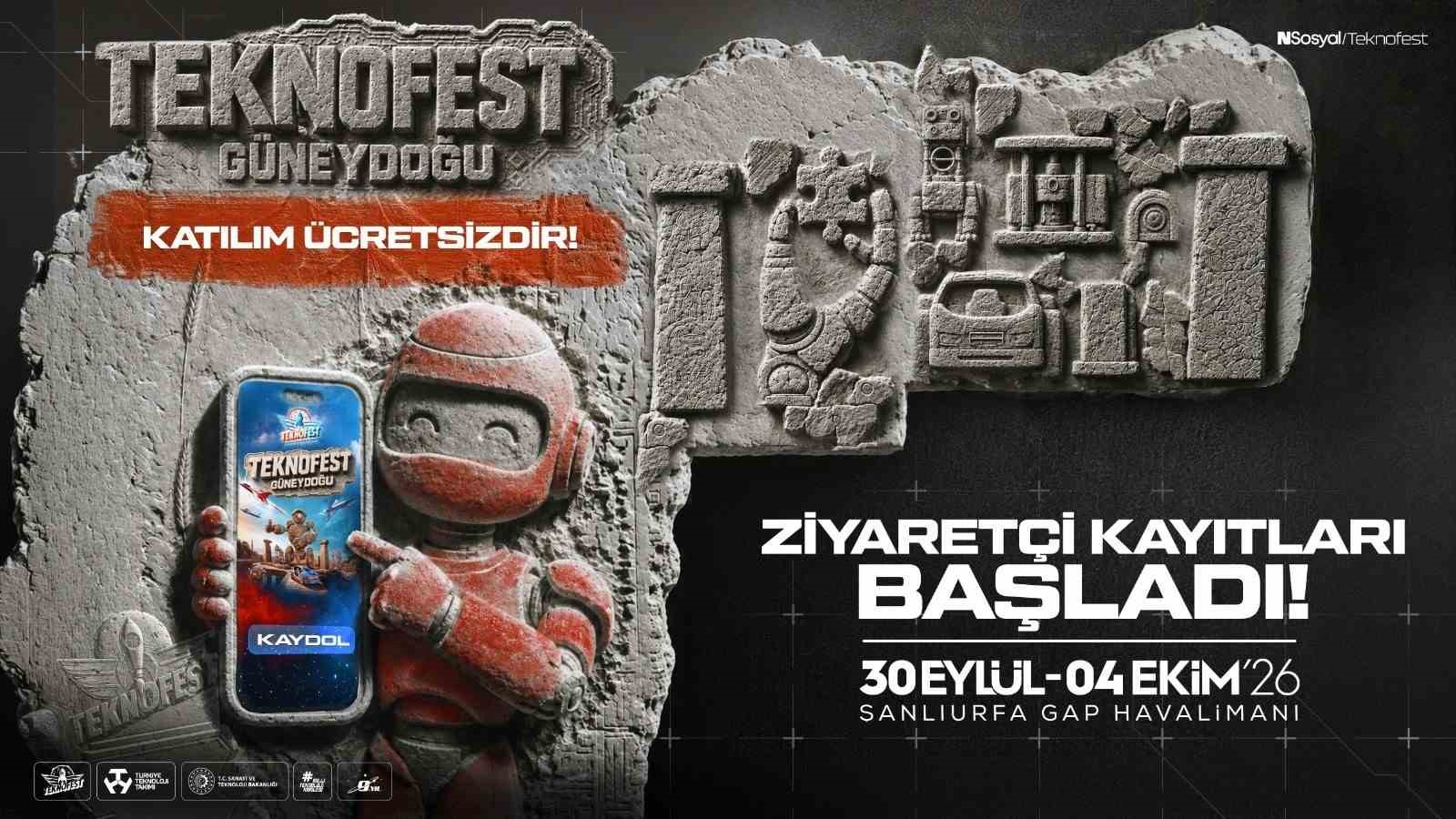 TEKNOFEST Güneydoğu ziyaretçi kayıtları başladı
