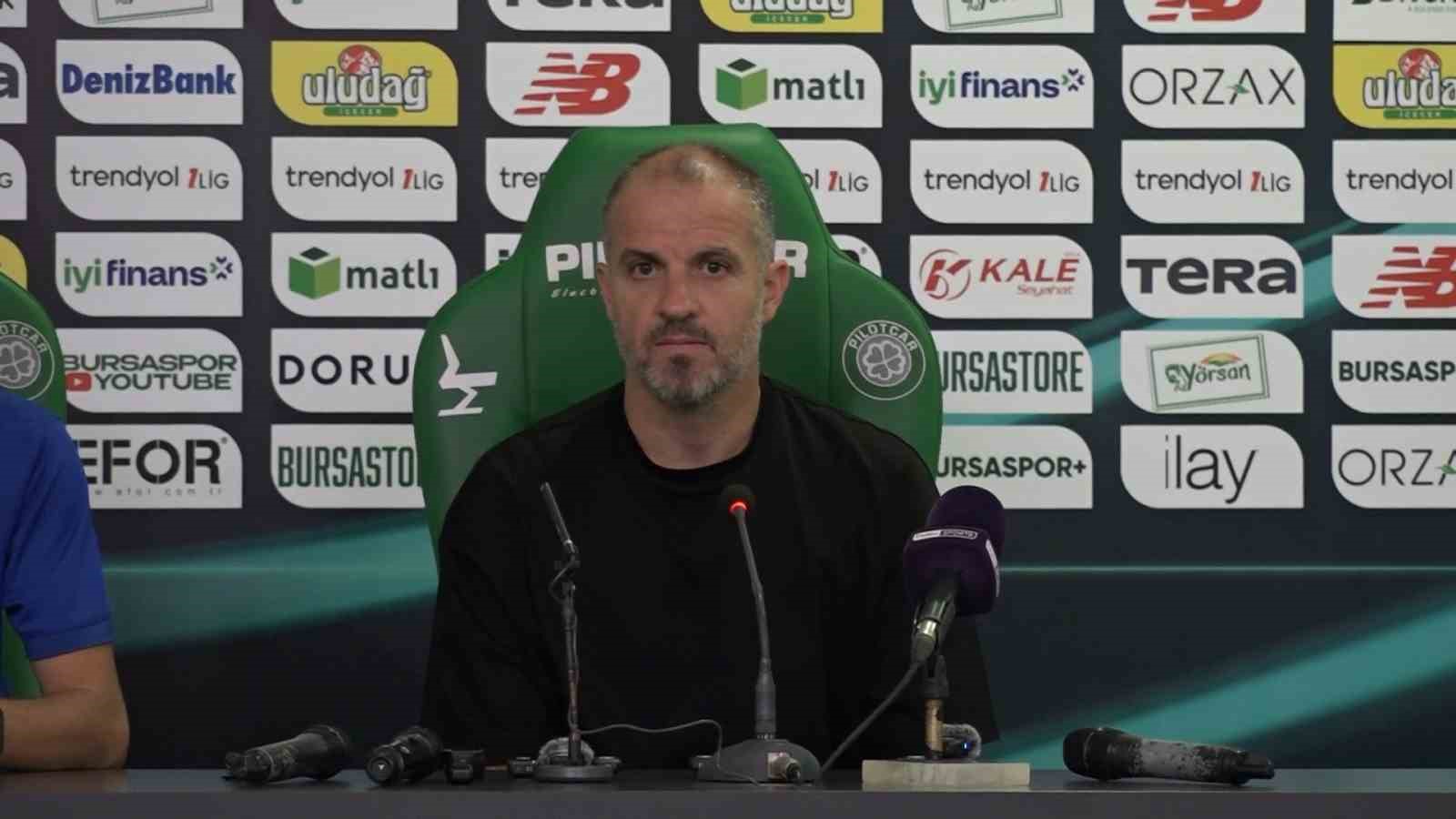 Bursaspor - Esenler Erokspor maçının ardından
