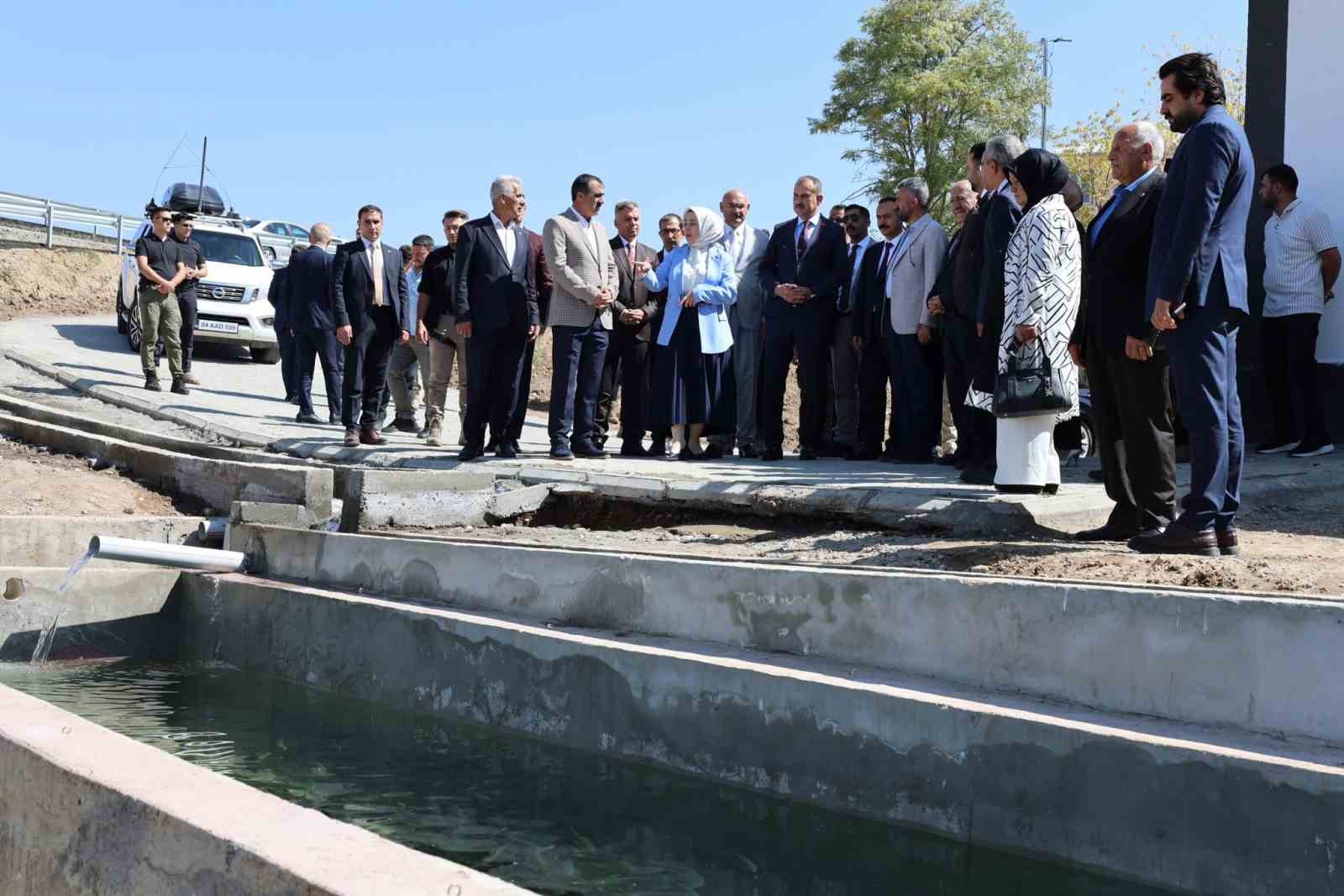 Taşlıçay’da açılan alabalık tesisi ilçe ekonomisine ve sosyal yaşama katkı sunacak
