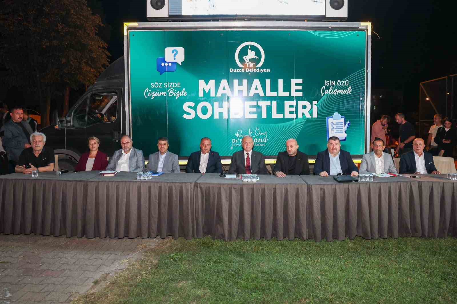 Başkan Özlü: "Paranın olmadığı bir zamanda Düzce’yi baştan inşa ediyoruz"
